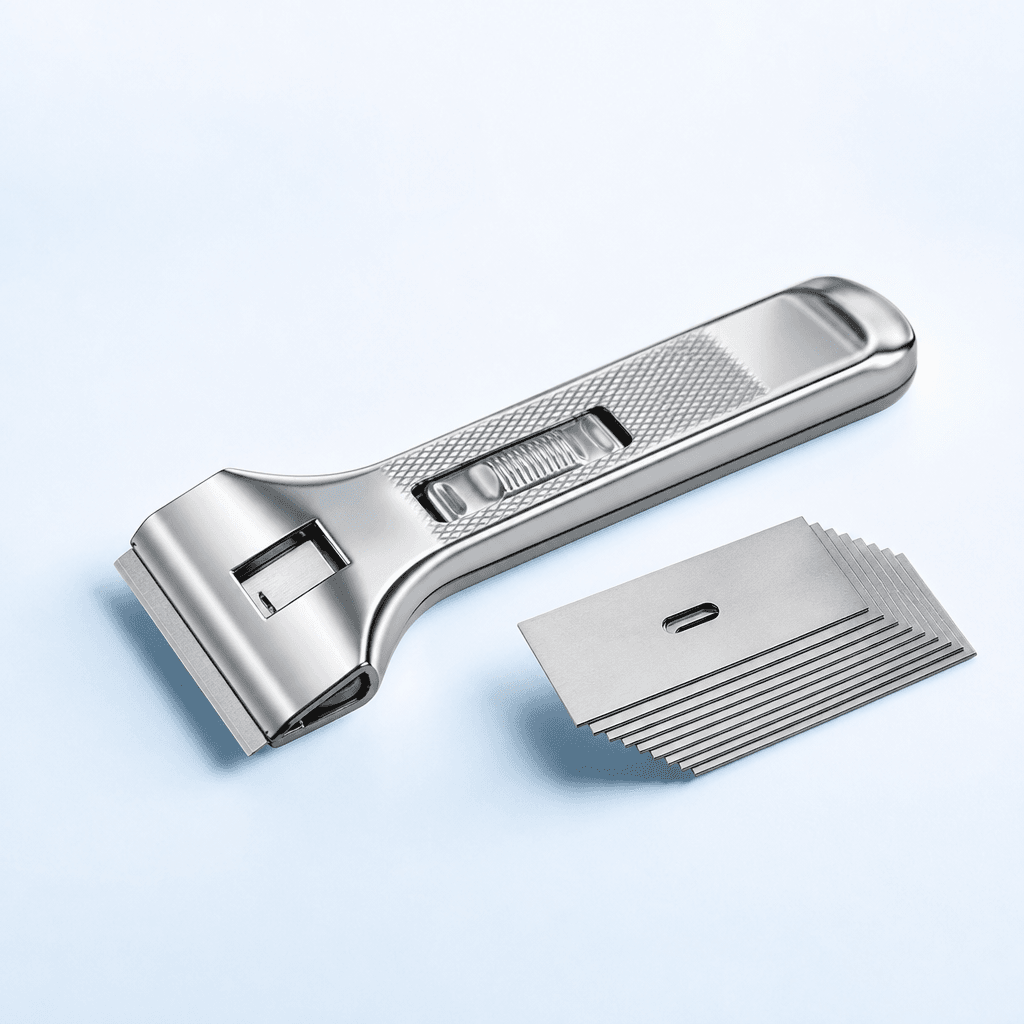Safety Glass Scraper + 10 Blades